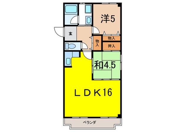 ロイヤル西宮北口の物件間取画像